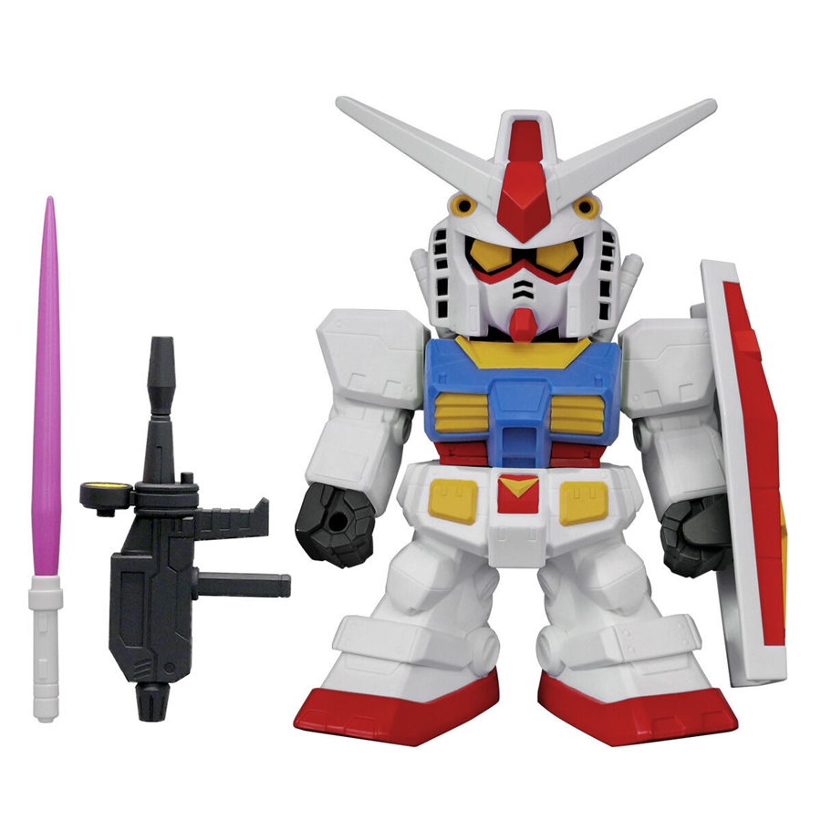 ジャンボソフビフィギュアSD」シリーズのガンダム、ガンキャノン