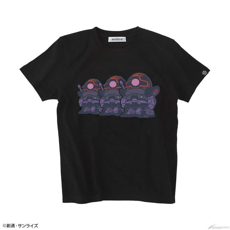 STRICT-G Mobile Suit Gundam MS Deformed T-Shirts Dom Design & 3