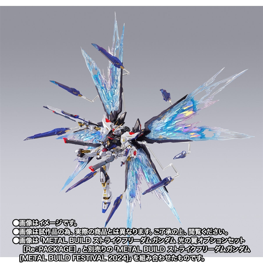 LBUILD ストライクフリーダム2024本体＆光の翼セット METAL BUILD ストライクフリーダムガンダム 光の翼オプションセット