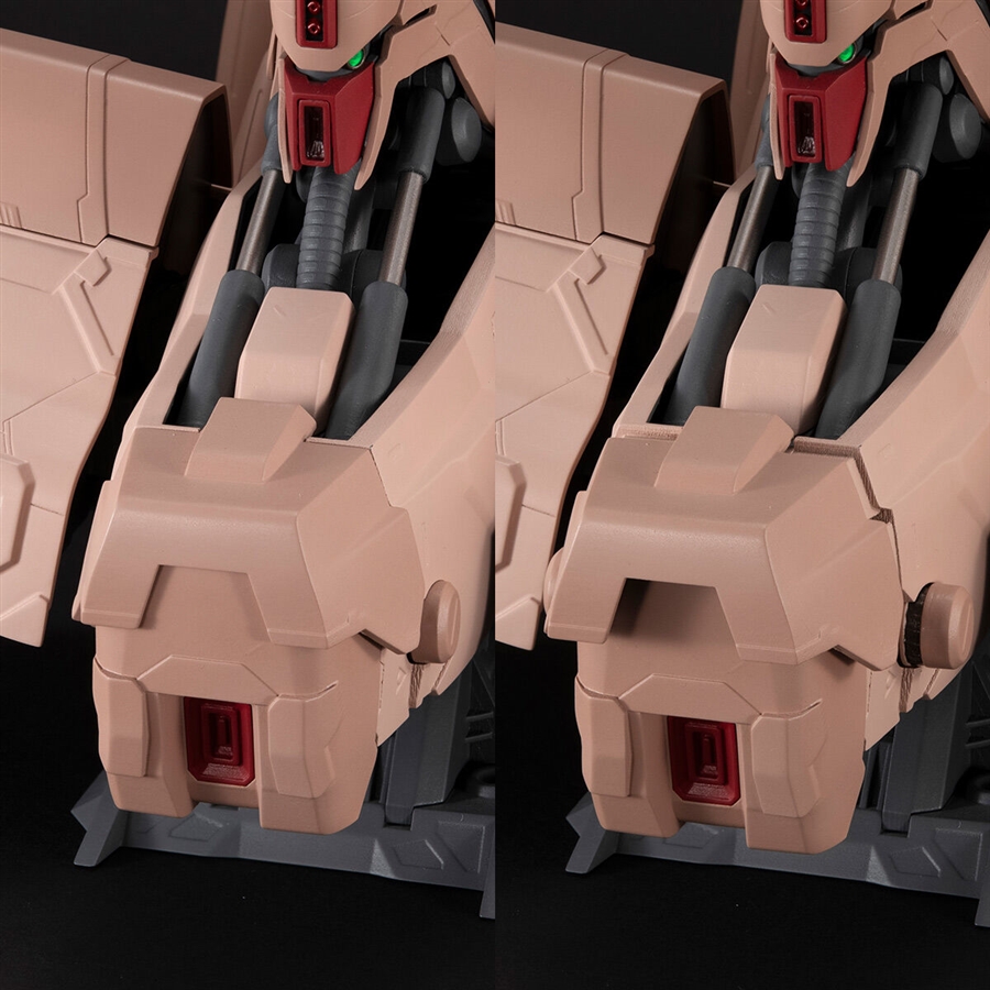 全高約470mm、全幅約760mmの大ボリューム！「マシンビルド 機動戦士