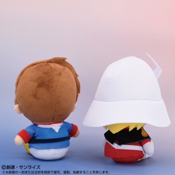 アムロとシャアの全2種！「機動戦士ガンダム Chibiぬいぐるみ」11月