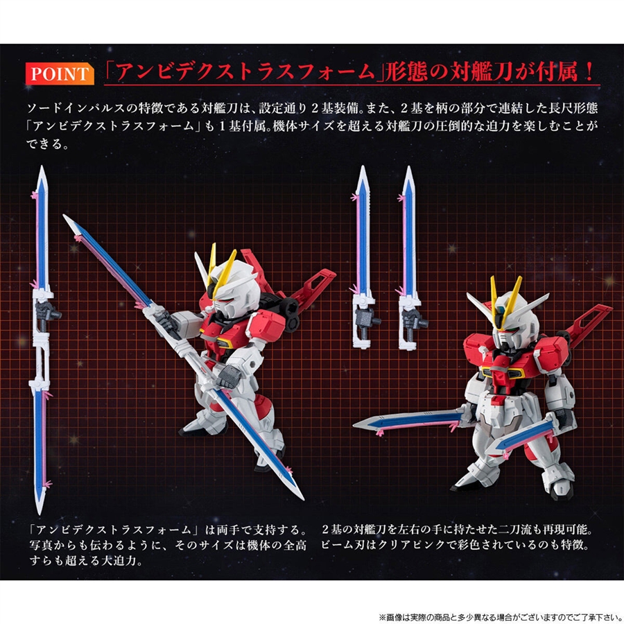 FW GUNDAM CONVERGE インパルスガンダム シルエットセット【PB限定