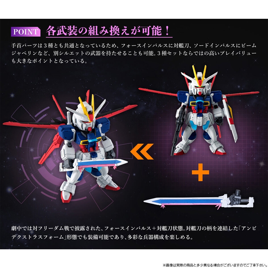 FW GUNDAM CONVERGE インパルスガンダム シルエットセット【PB限定
