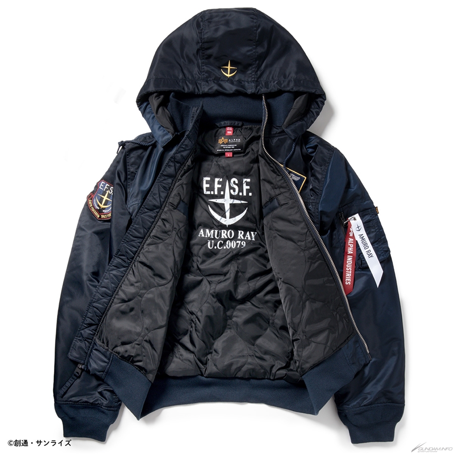 アムロとシャアをイメージ！STRICT-G×ALPHA INDUSTRIES『機動戦士
