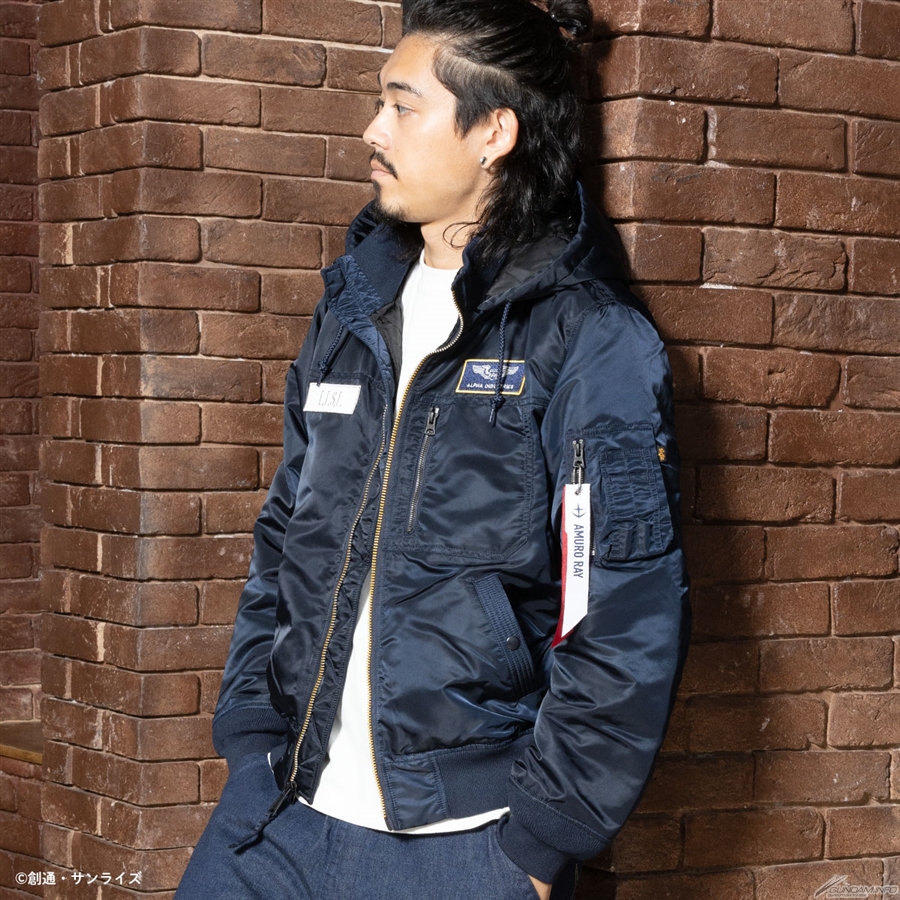 アムロとシャアをイメージ！STRICT-G×ALPHA INDUSTRIES『機動戦士