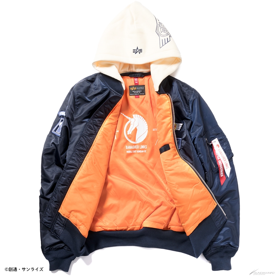 STRICT-G×ALPHA INDUSTRIES『機動戦士ガンダムUC』フライトジャケット2