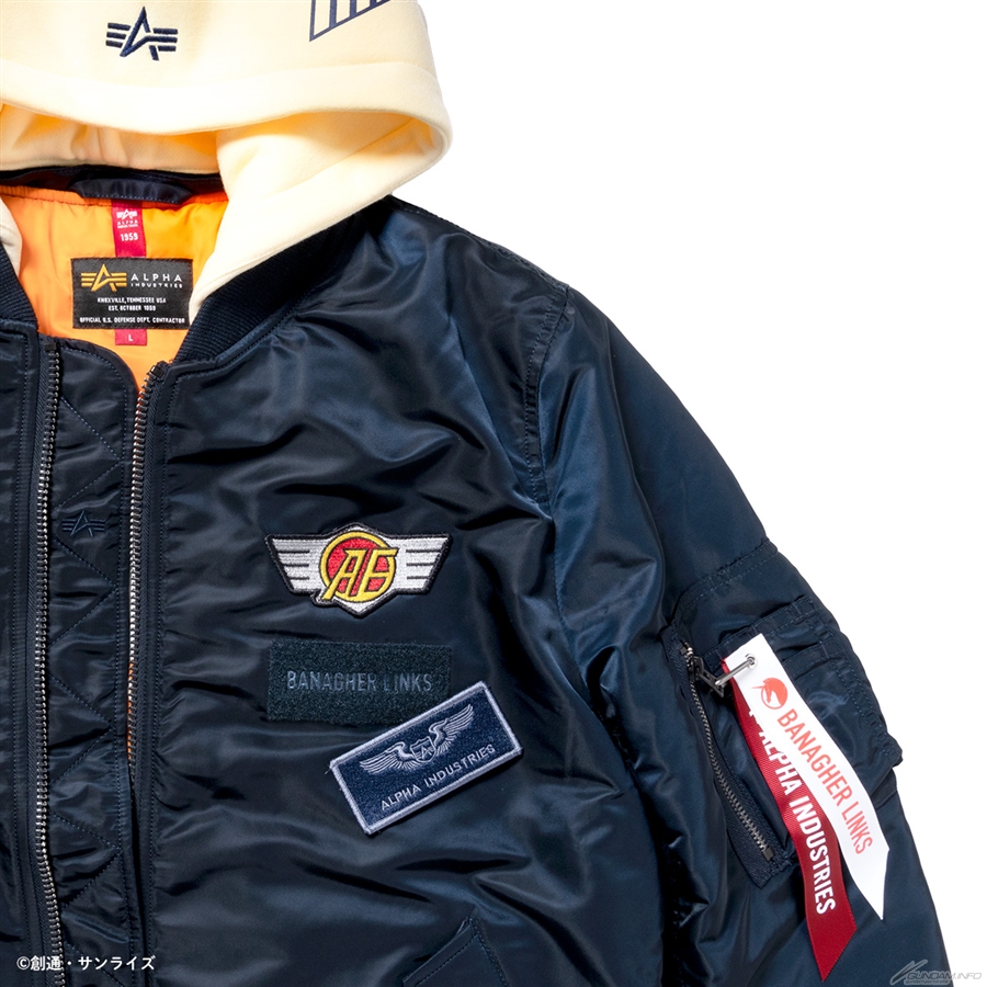 STRICT-G×ALPHA INDUSTRIES『機動戦士ガンダムUC』フライトジャケット2