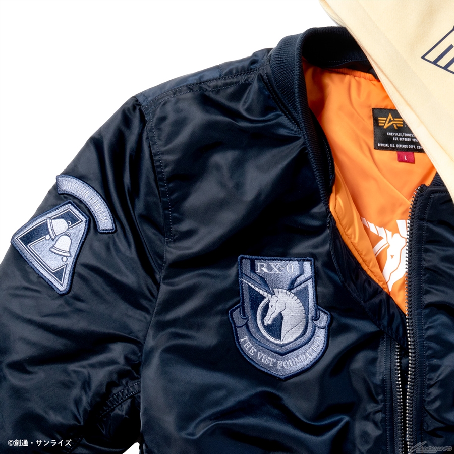 STRICT-G×ALPHA INDUSTRIES『機動戦士ガンダムUC』フライトジャケット2