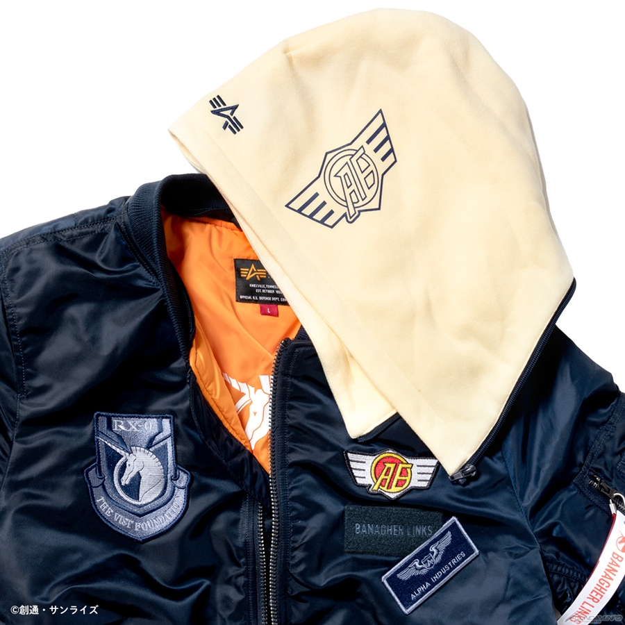 STRICT-G×ALPHA INDUSTRIES『機動戦士ガンダムUC』フライトジャケット2