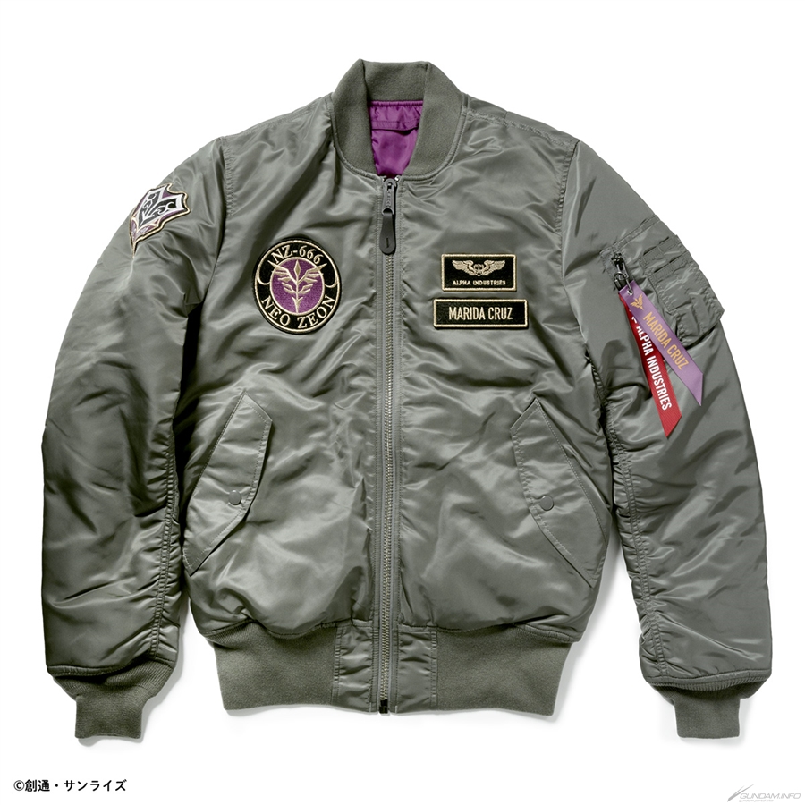 STRICT-G×ALPHA INDUSTRIES『機動戦士ガンダムUC』フライトジャケット2