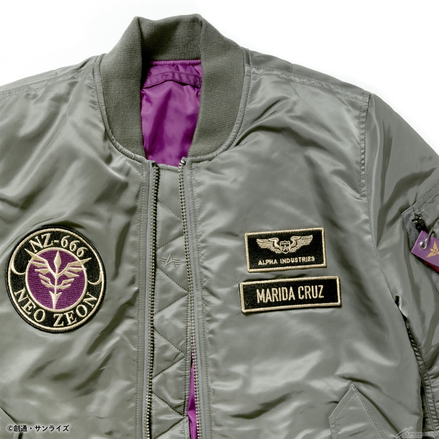 STRICT-G×ALPHA INDUSTRIES『機動戦士ガンダムUC』フライトジャケット2