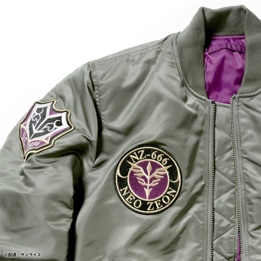 STRICT-G×ALPHA INDUSTRIES『機動戦士ガンダムUC』フライトジャケット2