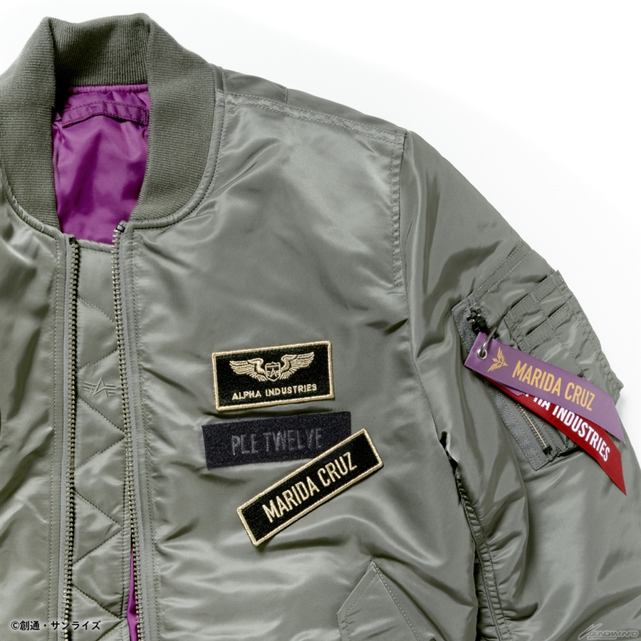 STRICT-G×ALPHA INDUSTRIES『機動戦士ガンダムUC』フライトジャケット2