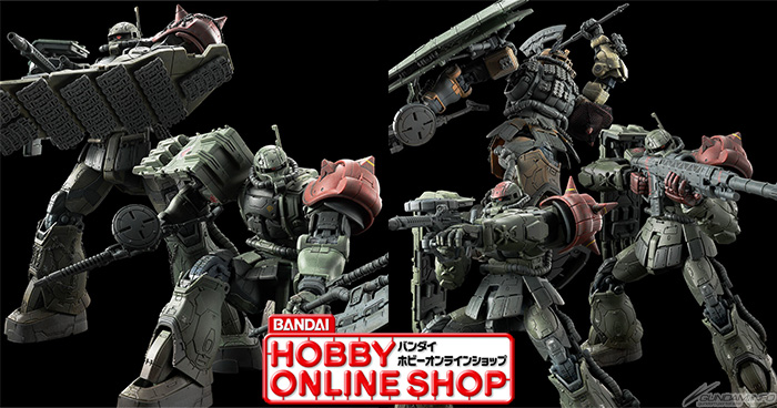 2次予約スタート！「HG ザクII F型 ルショーン機＆無識別型ザクII