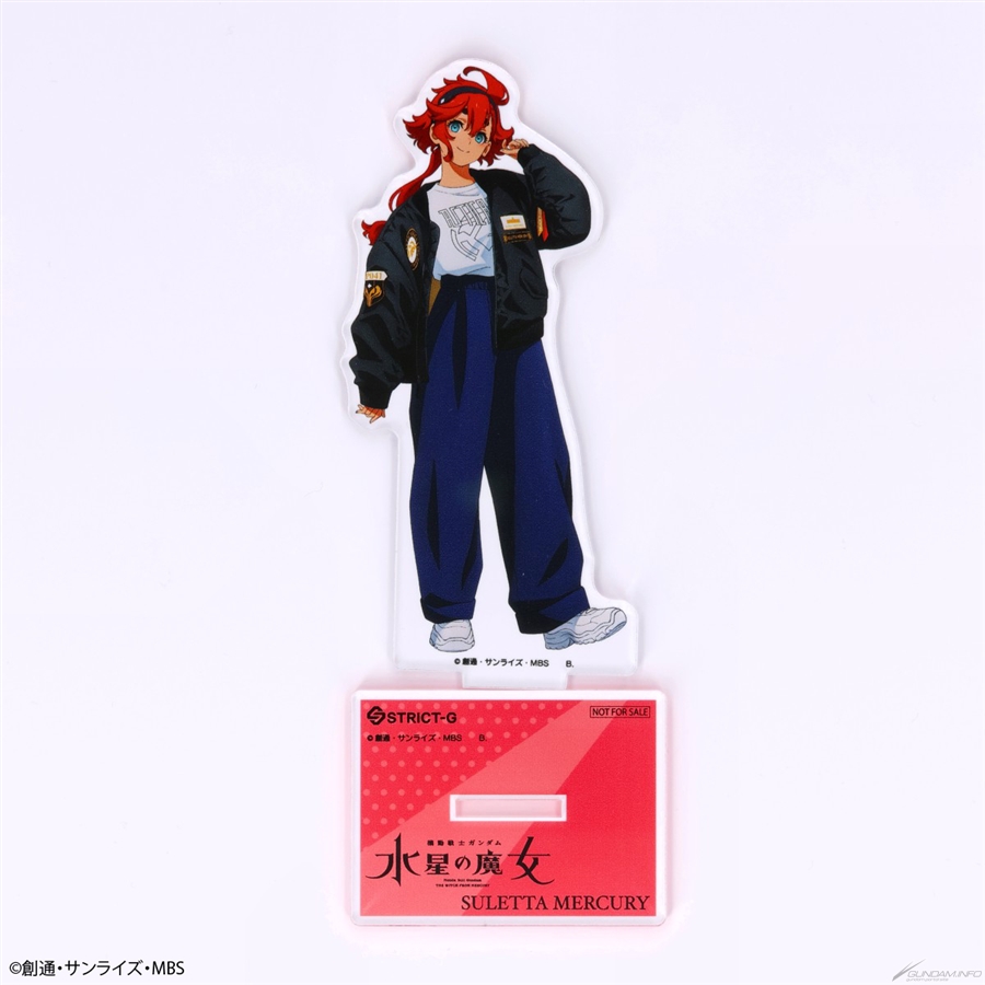 STRICT-G ALPHA MA-1 水星の魔女 スレッタ　アクリルスタンド STRICT-G×ALPHA INDUSTRIES『機動戦士ガンダム 水星の魔女』フライト