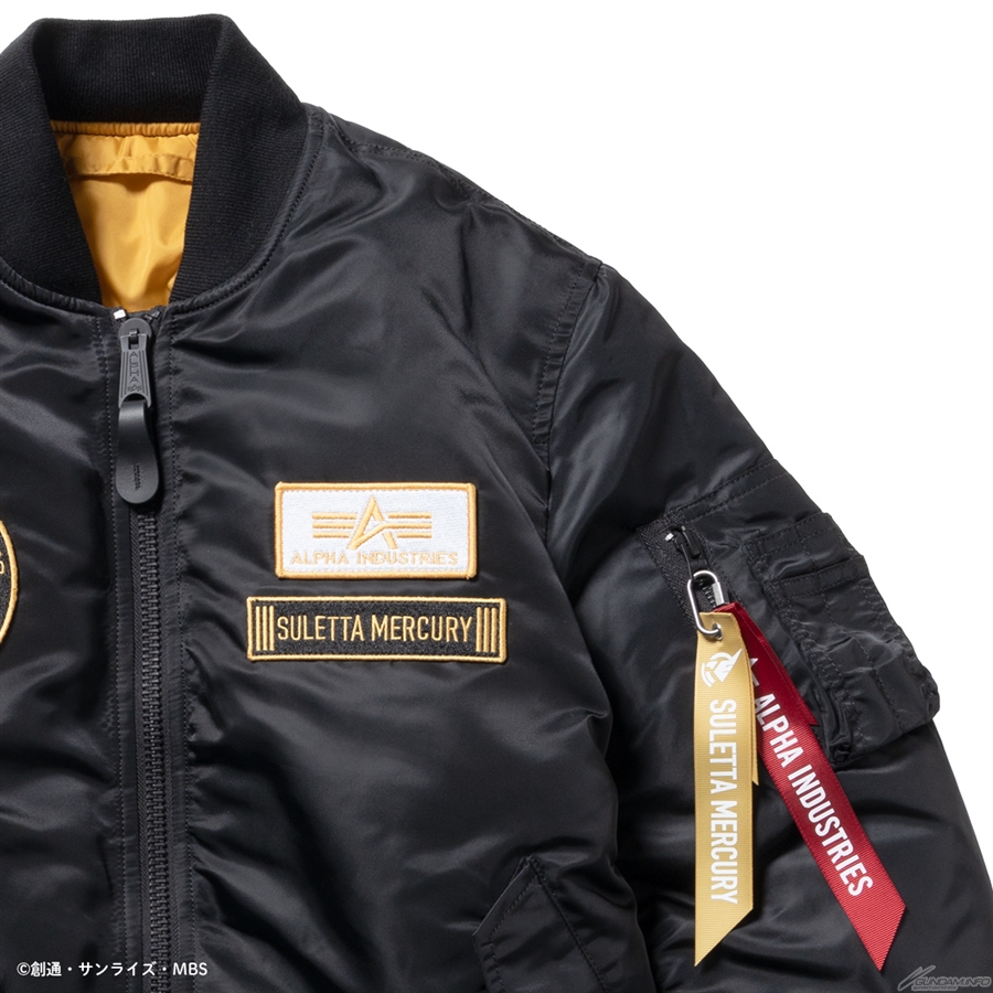 STRICT-G×ALPHA INDUSTRIES『機動戦士ガンダム 水星の魔女』フライト