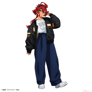 STRICT-G×ALPHA INDUSTRIES『機動戦士ガンダム 水星の魔女』フライト