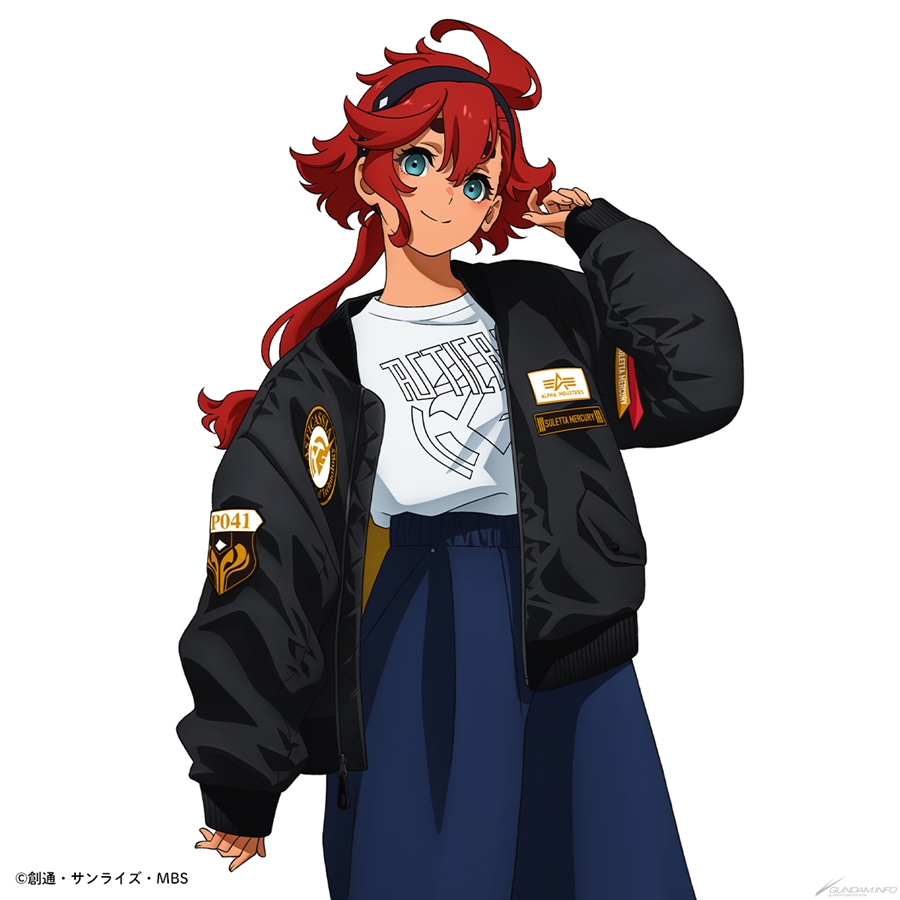 STRICT-G×ALPHA INDUSTRIES『機動戦士ガンダム 水星の魔女』フライト