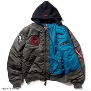 STRICT-G×ALPHA INDUSTRIES『機動戦士ガンダム 水星の魔女』フライト