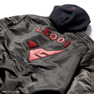 STRICT-G×ALPHA INDUSTRIES『機動戦士ガンダム 水星の魔女』フライト