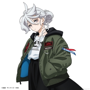 STRICT-G×ALPHA INDUSTRIES『機動戦士ガンダム 水星の魔女』フライト