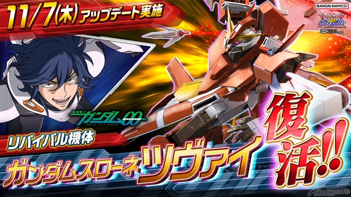 ガンダムスローネツヴァイ」が復活参戦決定！「EXVS.2 オーバー