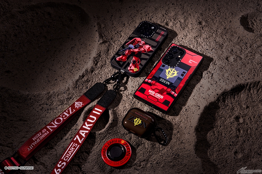 ガンダム＆シャア専用ザクIIがモチーフのスマホケースやテック