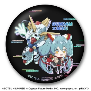 ガンダム×初音ミクコラボ記念缶バッジセット」本日より予約開始！キー
