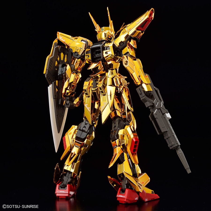 The RG Akatsuki Gundam Oowashi Unit and BB Senshi C.E.73