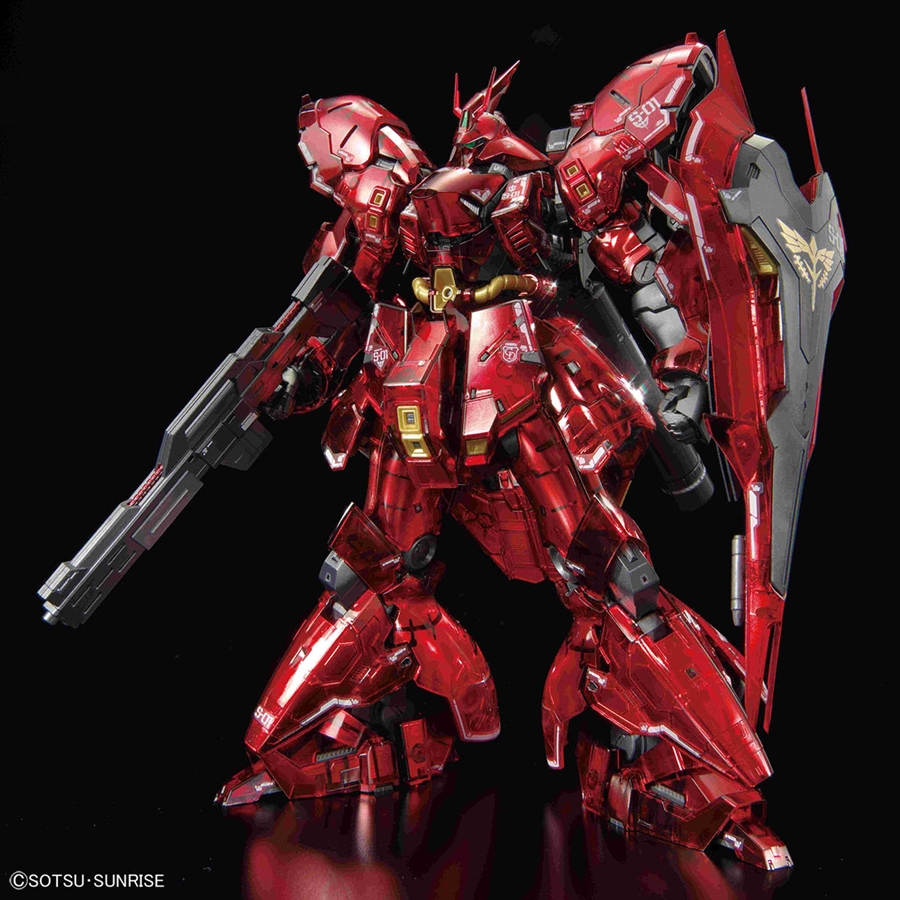 RG サザビー メカニカルコアメッキ　デスティニーガンダム　ゼウスシルエット RG ガンダムベース限定 サザビー［メカニカルコアメッキ］」12月21日