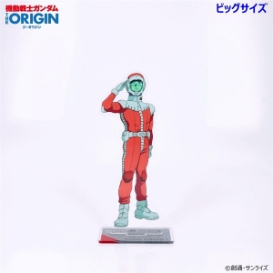 機動戦士ガンダム THE ORIGIN展 アクリルジオラマ　シャアとガルマ 開封済】機動戦士ガンダム THE ORIGIN展 シャアとガルマ - メルカリ