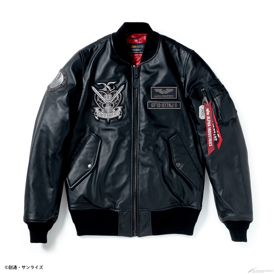 STRICT-G×ALPHA INDUSTRIES レザー MA-1『機動武闘伝Gガンダム』ドモン