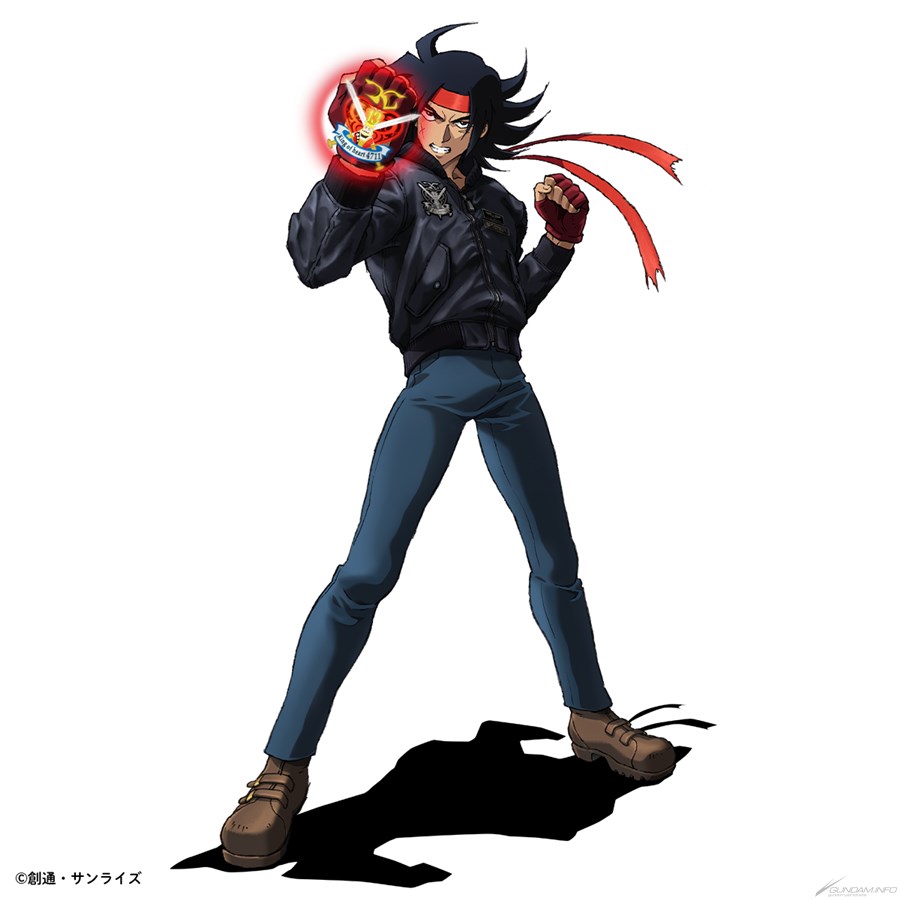 STRICT-G ALPHA 『機動武闘伝Gガンダム』ドモン・カッシュモデル STRICT-G×ALPHA INDUSTRIES レザー MA-1『機動武闘伝Gガンダム』ドモン