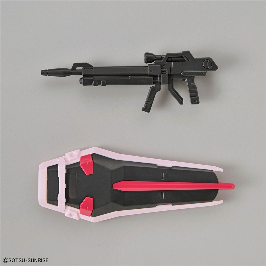 The HG GQuuuuuuX, ENTRY GRADE Strike Rouge, and Option Parts Set