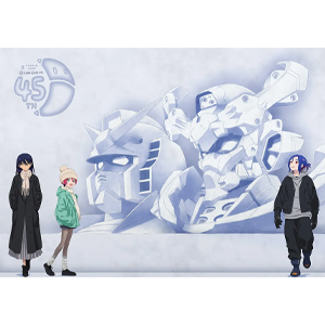 2025さっぽろ雪まつり『機動戦士Gundam GQuuuuuuX -Beginning-』描き