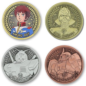 機動戦士ガンダム メタルアートメダルコレクション第一弾」2月下旬頃