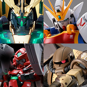 PG ユニコーンガンダム2号機 バンシィ・ノルン（最終決戦Ver.）」ほか