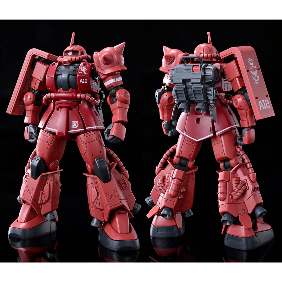 HG ザク・デザートタイプ ピンクパンサー隊機」「HG シャア専用高機動
