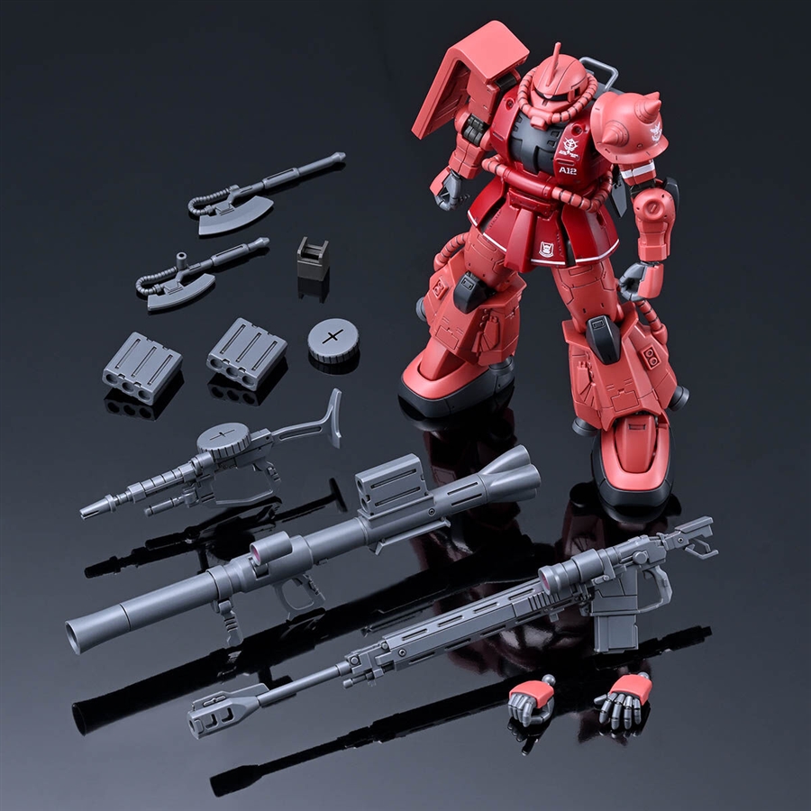 HG シャア専用高機動型ザクII」本日12時より予約スタート！対艦