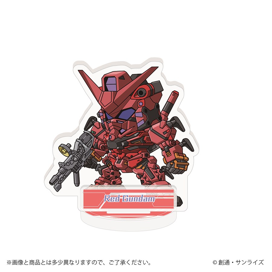 当選品　赤いきつね　ジークアクスコラボ　シャア　シャリア・ブル　アクスタ 機動戦士Gundam GQuuuuuuX アクリルスタンド」本日よりガシャポン