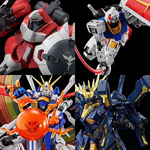 RE/100 ヤクト・ドーガ（クェス・エア機）」「RG RX-78-2 ガンダム Ver