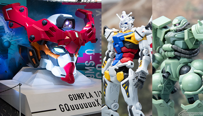 HG 白いガンダム」「HG ザク (GQ)（仮）」をサプライズ発表！「GUNDAM