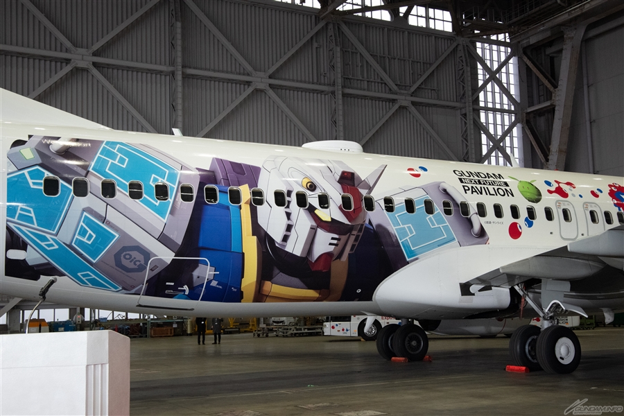 本日より国内線に就航！大阪・関西万博仕様「JALガンダムJET」プレス