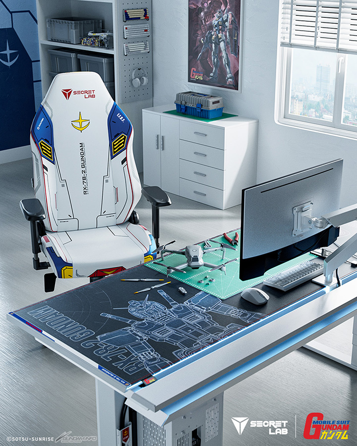 Secretlab 機動戦士ガンダムコレクション」北米・欧州・アジア地域で