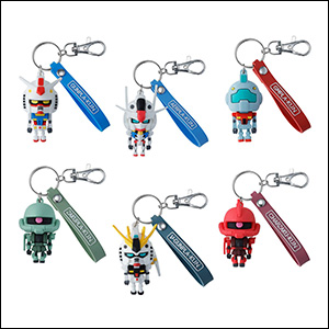 専用　 残6 the mask アクションキーチェーン　キーホルダー ガンプラくん」立体ラバーマスコットキーチェーン全6種、3月15日発売