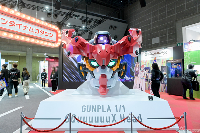 1/1 GQuuuuuuXヘッド」や「1/10 赤いガンダム立像」、「『機動戦士