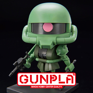 ガンプラくん＆シャアザクくんの「ダイカットぬいぐるみ」ガンダム