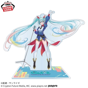 ガンダム45周年×初音ミク オーロラビッグアクリルスタンド | GUNDAM