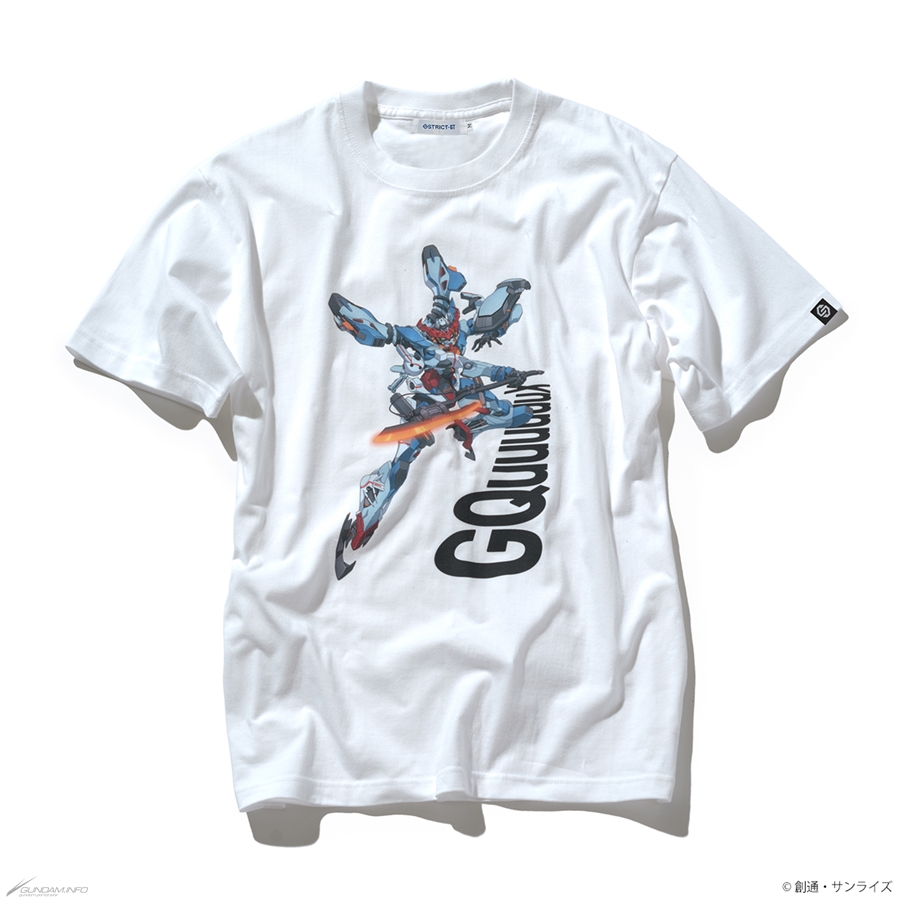 ガンダム　シュウジ・イトウ　Mサイズ　Tシャツ　andST　ジークアクス STRICT-G『機動戦士Gundam GQuuuuuuX』MS柄Tシャツ」全3種、本日13時