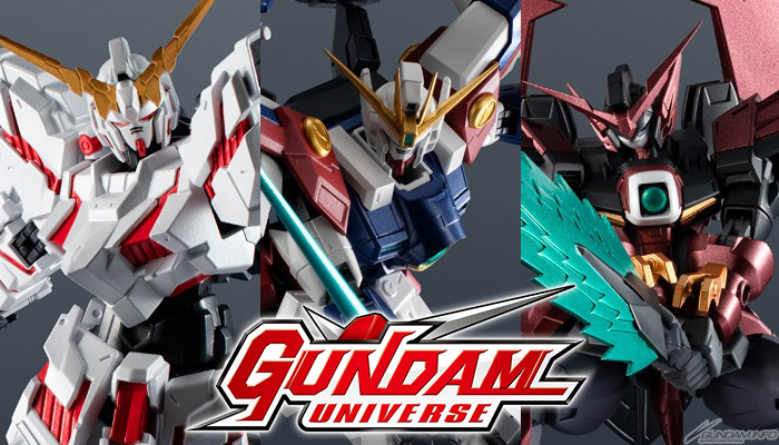 GUNDAM UNIVERSE」ユニコーンガンダム、ウイングガンダムゼロ